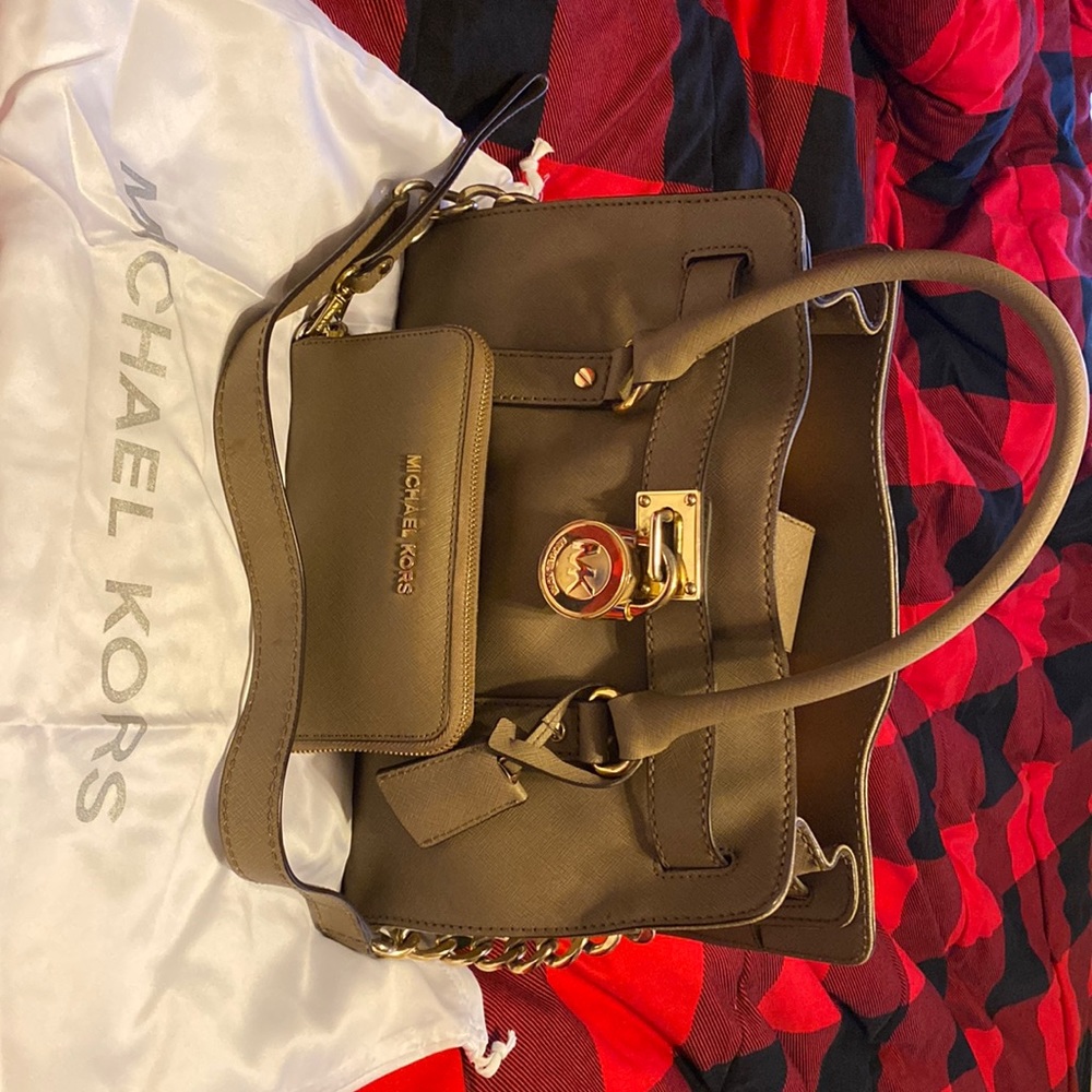 Michael Kors bag and matching wallet